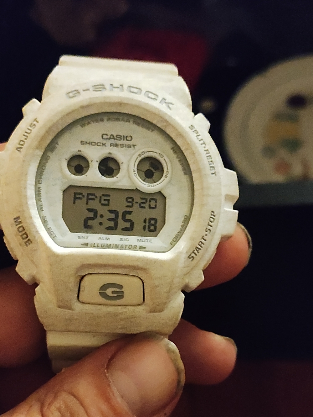 Casio G-Shock White Digital Sports Watch